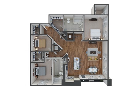 UNIT 3S at The Colony, Charlotte, North Carolina